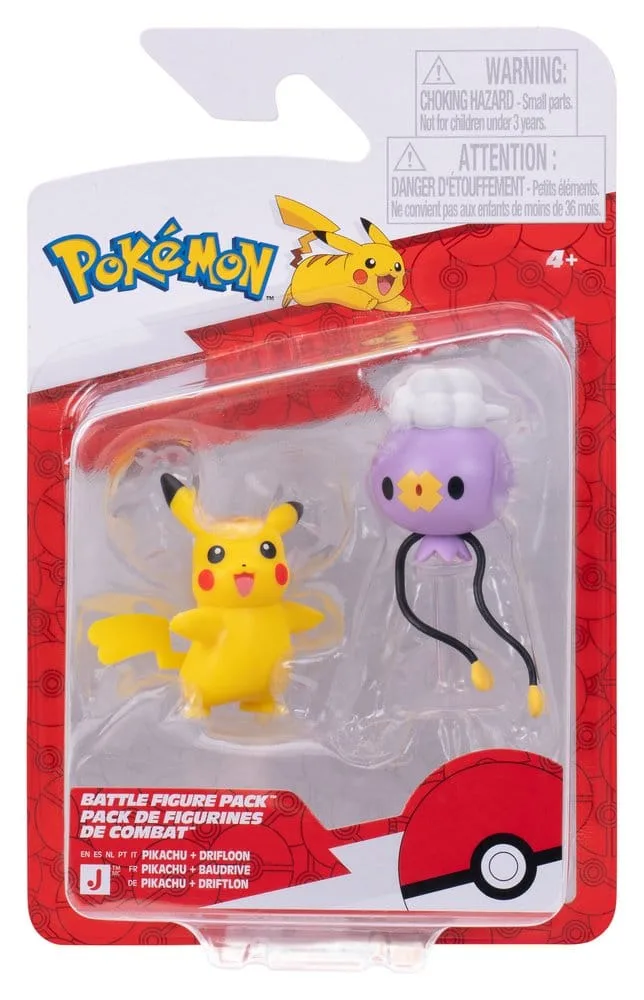 Pokémon Battle Figures – Drifloon and Pikachu 2-Pack 7