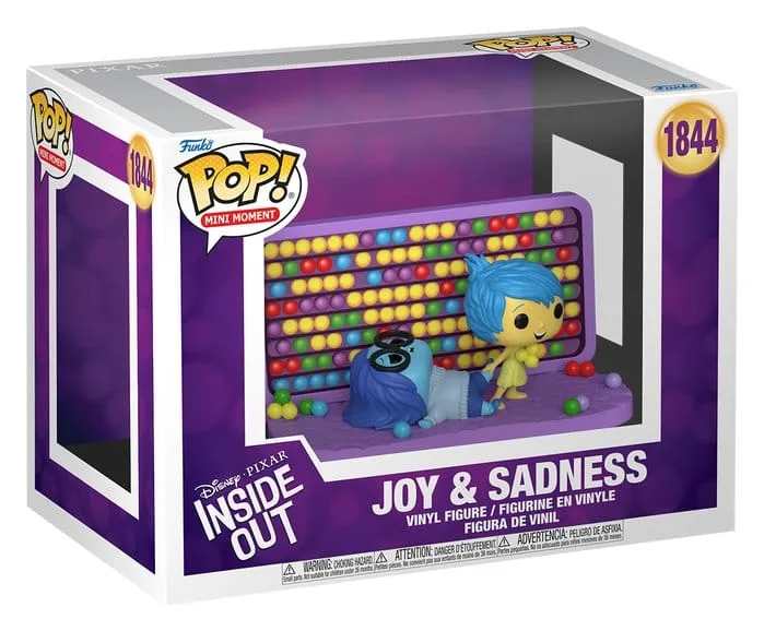 Inside Out Vinyl Figures – Joy and Sadness Pop Mini Moment 9 cm 2