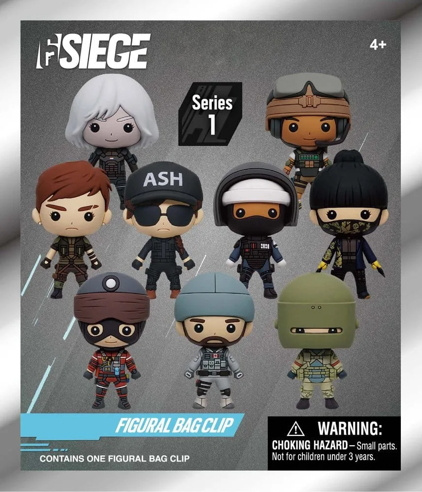 Six Siege Bag Clips – Series 1 Blind Bag Display of 24 3