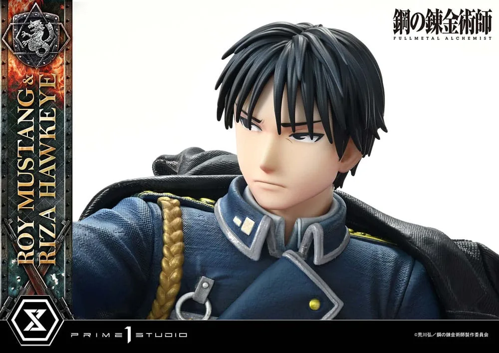 Fullmetal Alchemist Statue – Roy Mustang & Riza Hawkeye 50 cm 15