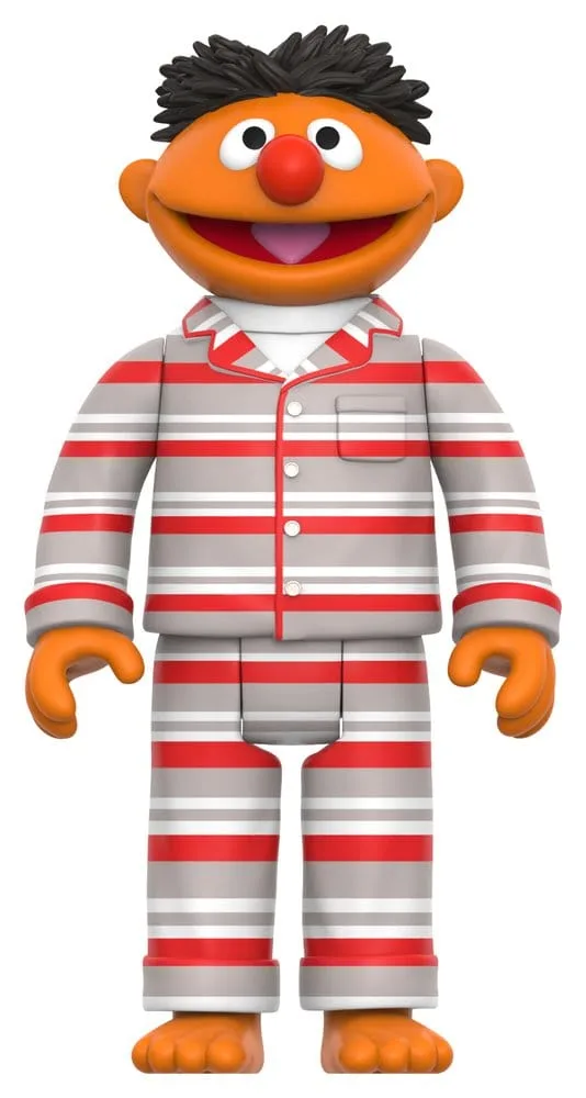 Sesame Street Action Figure – Ernie in Pajamas ReAction 10 cm