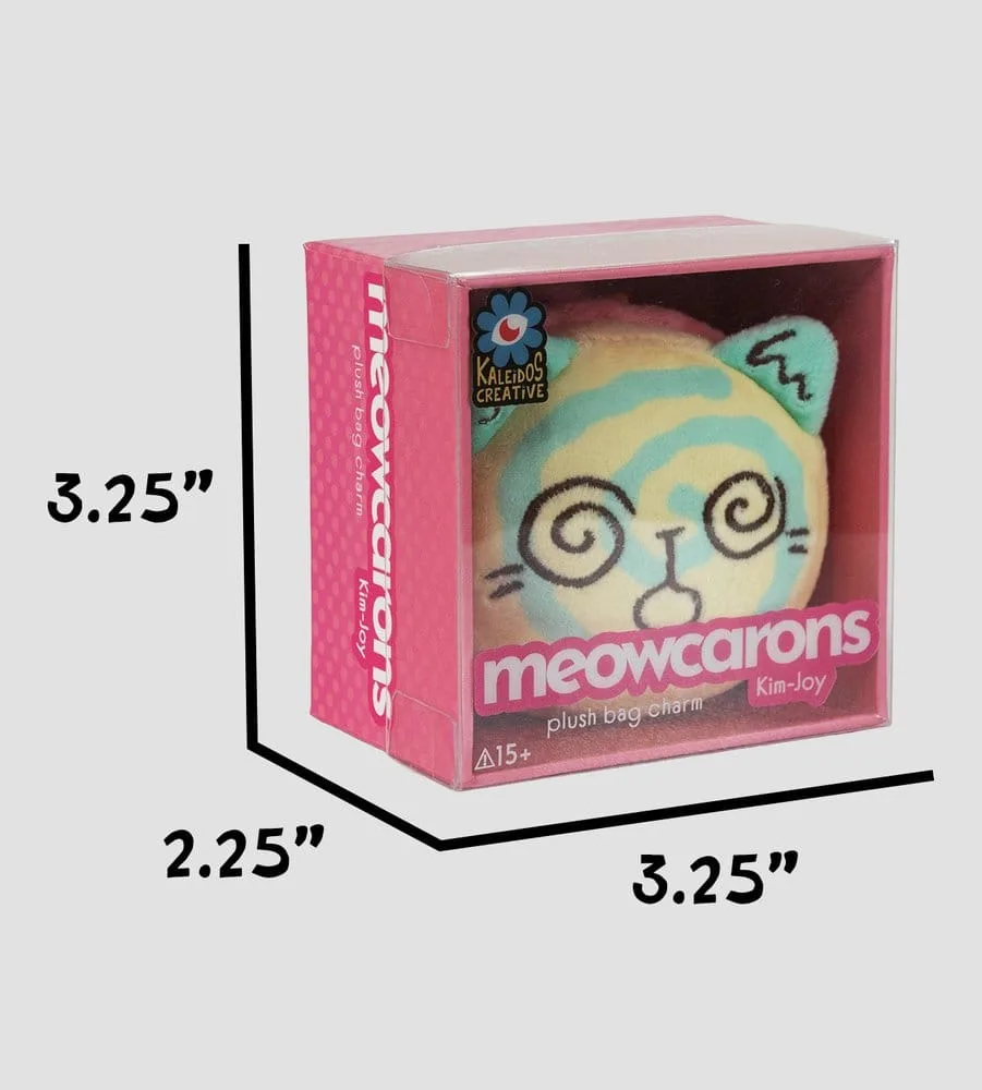 Meowcaron Plush Bag Charm – Spiral 7 cm 5
