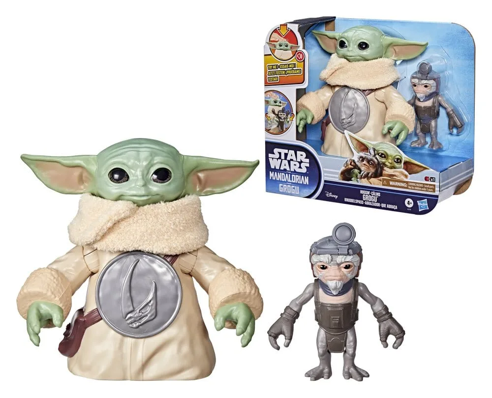 Star Wars Interactieve Figuur – Huggin' Grogu en Anzellan 17 cm 3