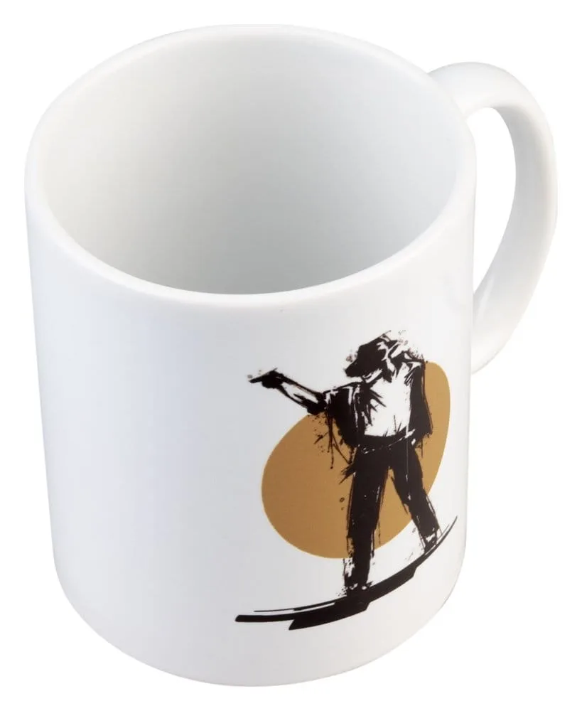 Michael Jackson Mug – King of Pop White 350 ml 3