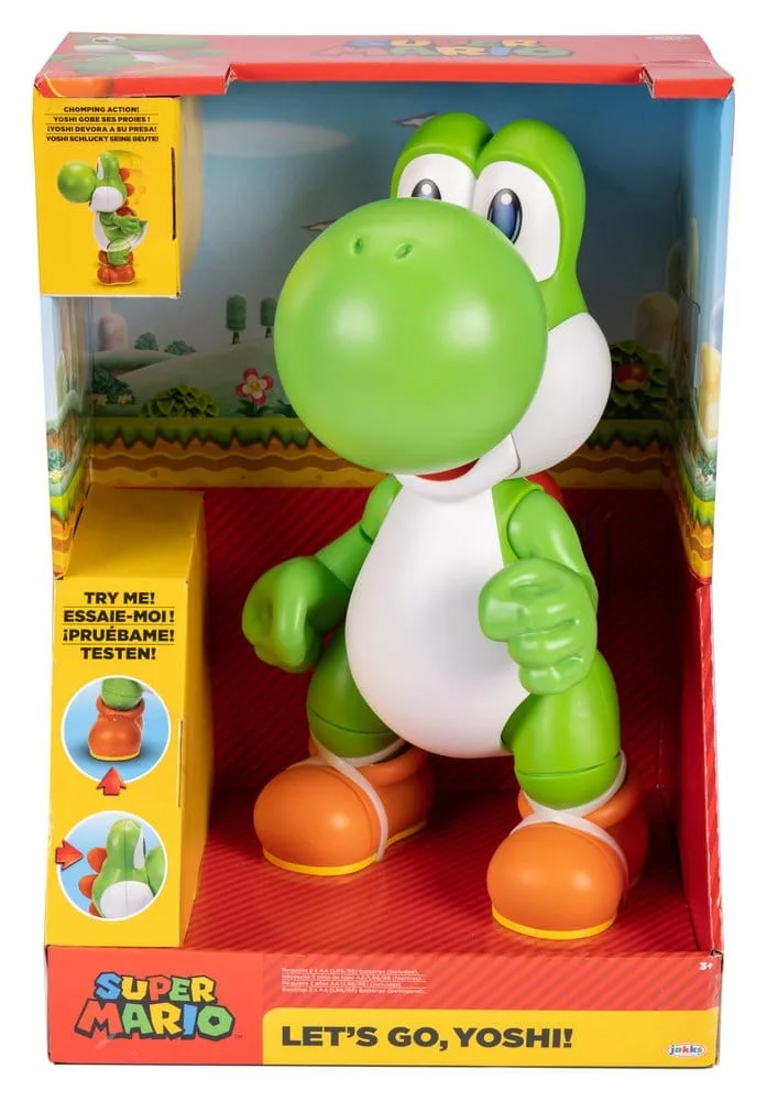 Super Mario Talking Action Figure – Let’s Go Yoshi 36 cm 3