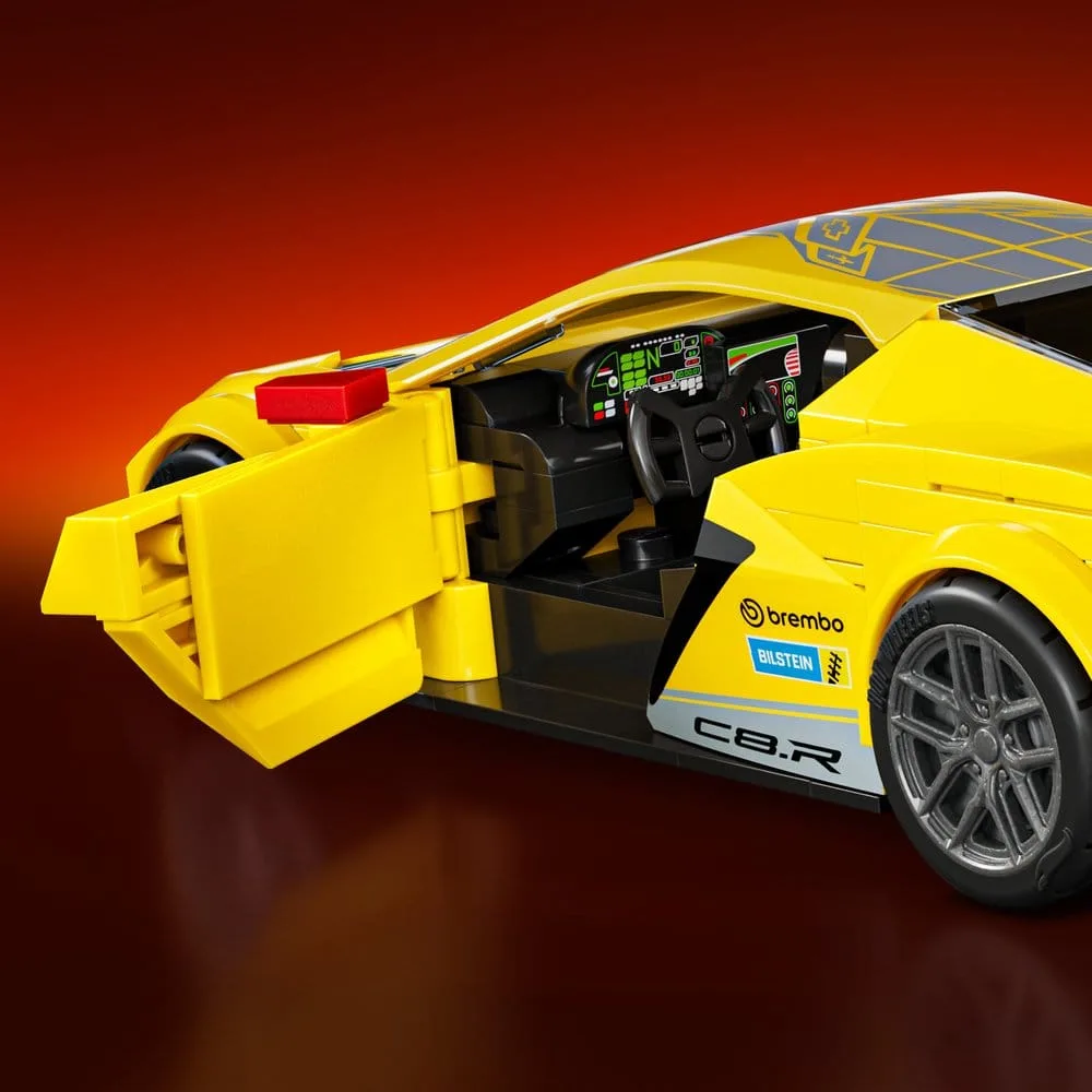 Hot Wheels Building Set – Mattel Brick Shop Corvette C8.R 1:32 6