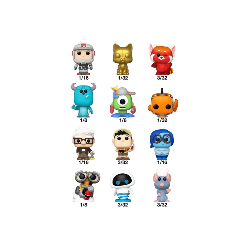 Pixar Vinyl Figures – Bitty Pop Display of 32 2.5 cm 2