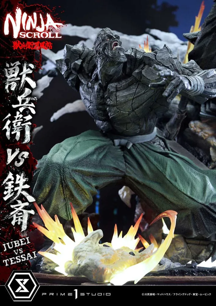 Ninja Scroll Statue – Jubei vs Tessai Deluxe 101 cm 20