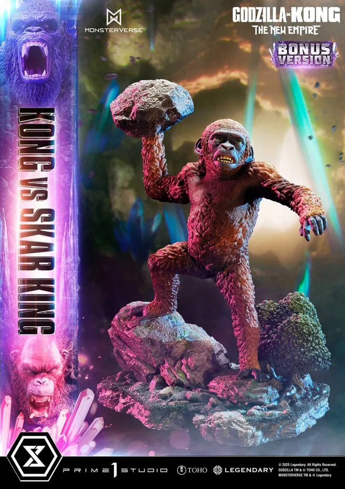 Godzilla x Kong Statue – Kong vs Skar King Bonus Version 104 cm 4