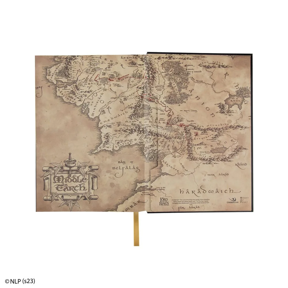 Lord of the Rings Notebook – Map of Middle-earth 7