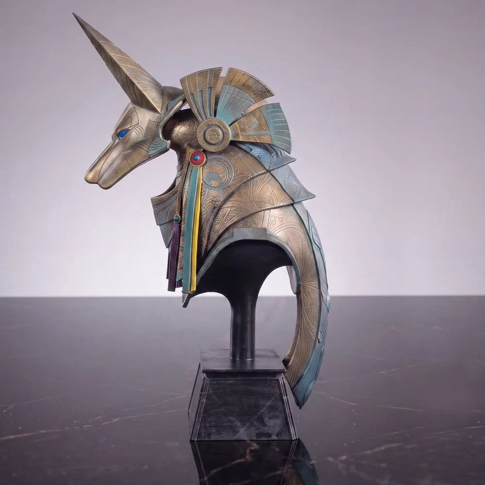 Stargate Desktop Replica – Anubis Jackal Guard Helmet 15 cm 6