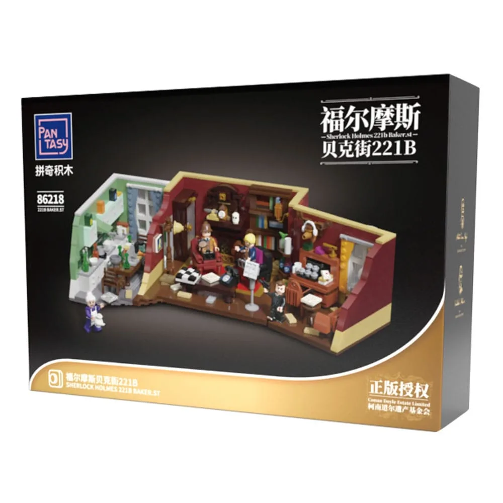 Sherlock Holmes Construction Set – 221B Baker St 35 x 20 x 9 cm 2