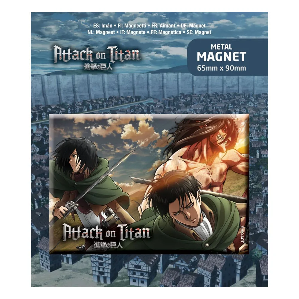 Attack on Titan Fridge Magnet – Trio 6.5 x 9 cm
