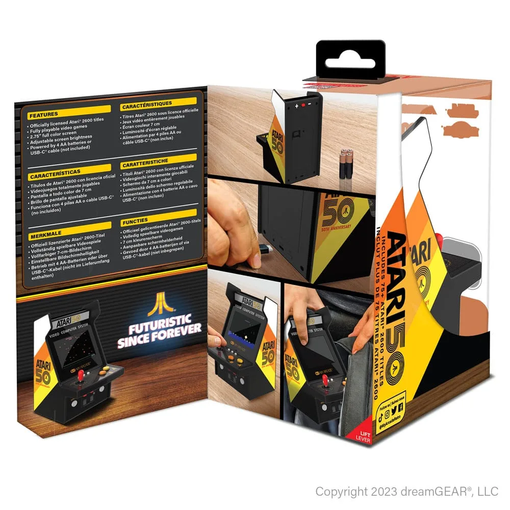Atari Portable Retro Arcade – Micro Player Pro 3
