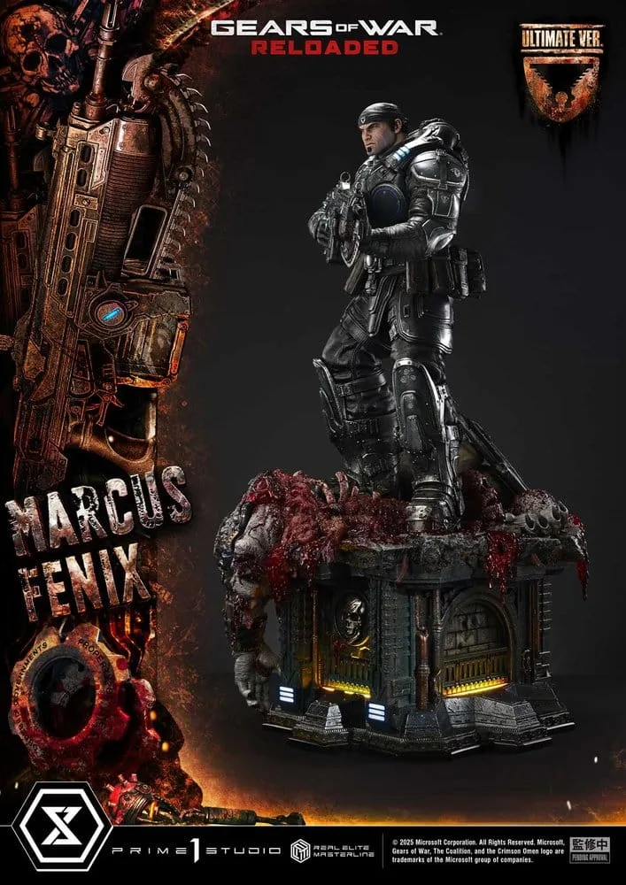 Gears of War Reloaded Statue – Marcus Fenix Ultimate 97 cm 10