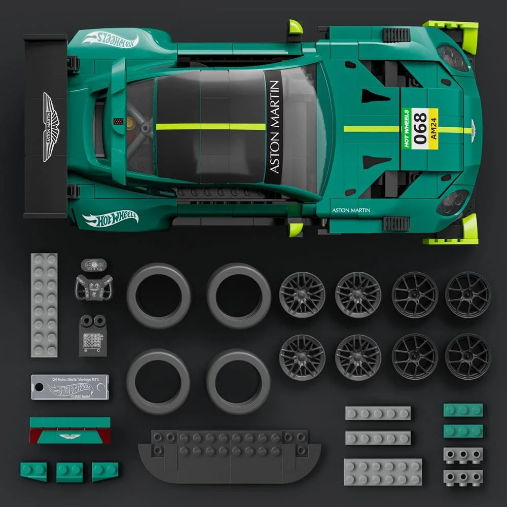 Hot Wheels Building Set – 2024 Aston Martin Vantage GT3 1/16 5