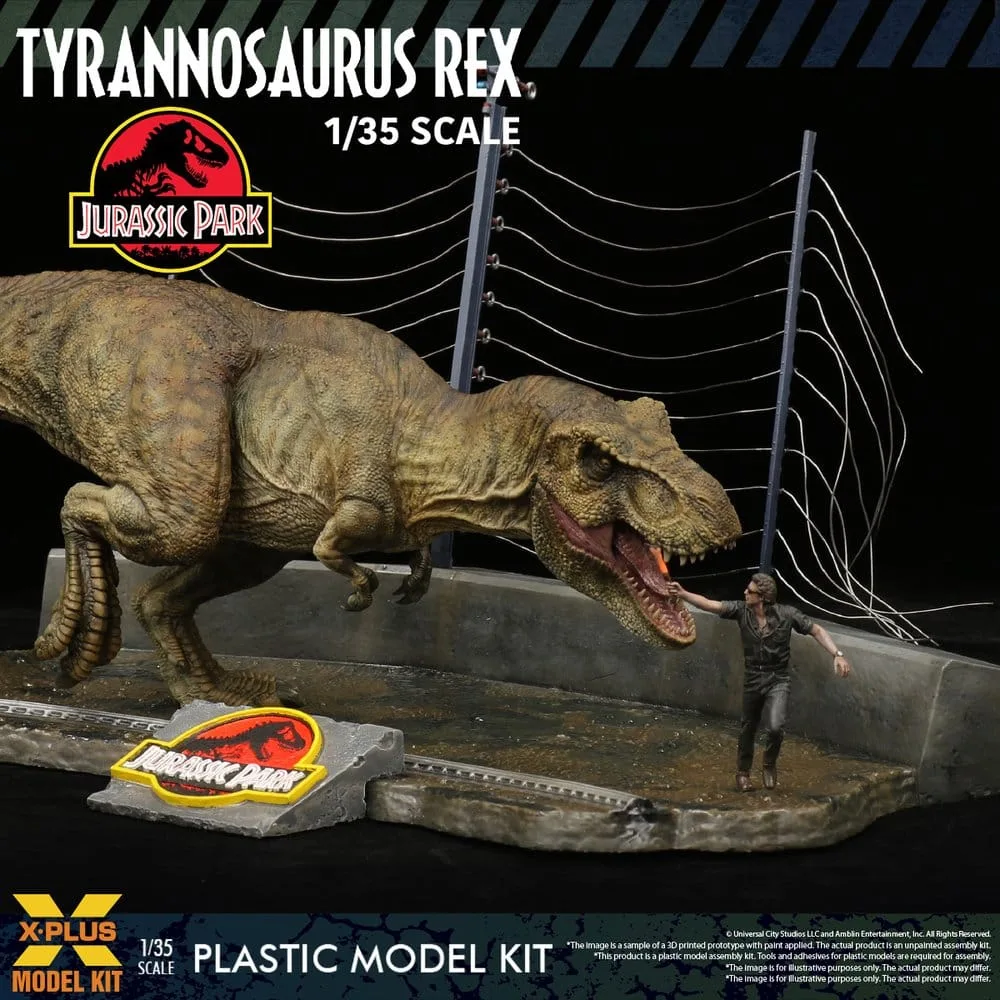 Jurassic Park Modellbausatz – Tyrannosaurus Rex 1:35 42 cm 7