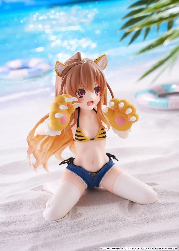Toradora Figure – Taiga Aisaka Tiger Costume Swimwear 13 cm 7