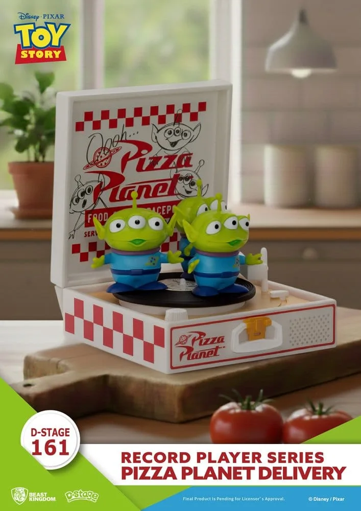 Toy Story PVC Figure – Pizza Planet Delivery Record Player 12 cm
