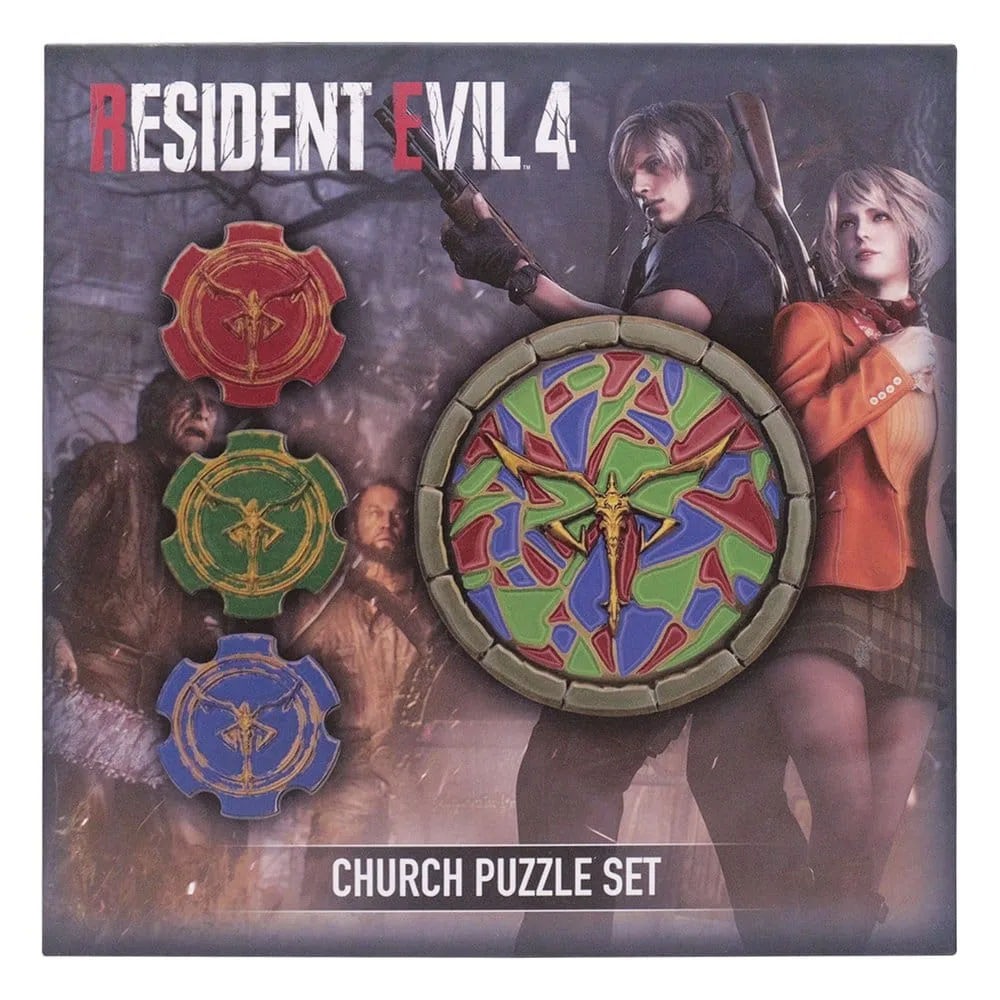 Resident Evil 4 Replica Set – Church Puzzle Medallions 9