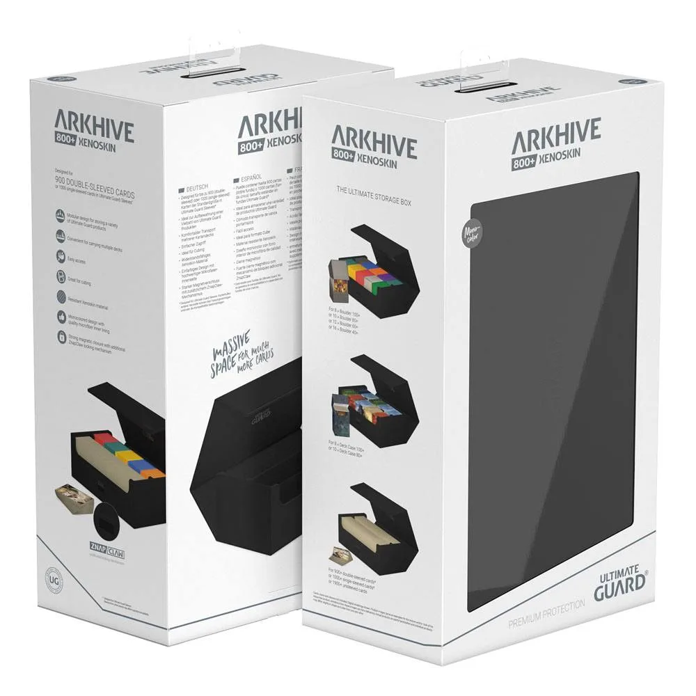 Ultimate Guard Card Storage Box – Arkhive 800+ Xenoskin Black 2