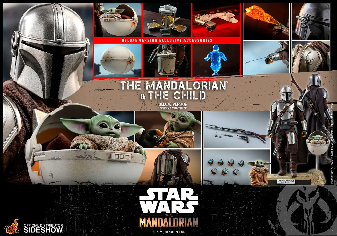 Star Wars Actiefiguren – Mandalorian & The Child Deluxe 30 cm 27