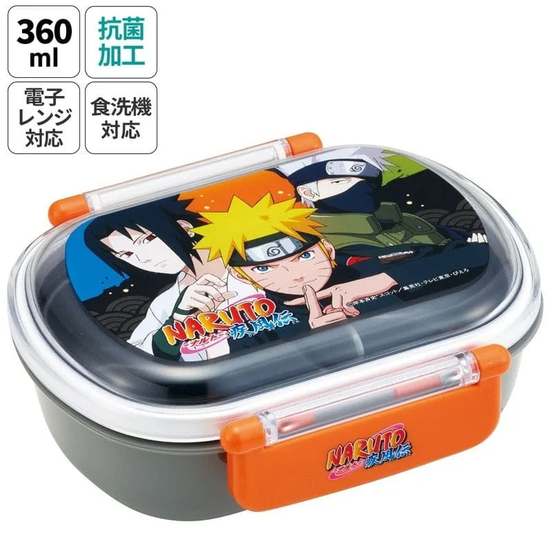 Naruto Bento Box – Team 7 Two-Clip 360 ml