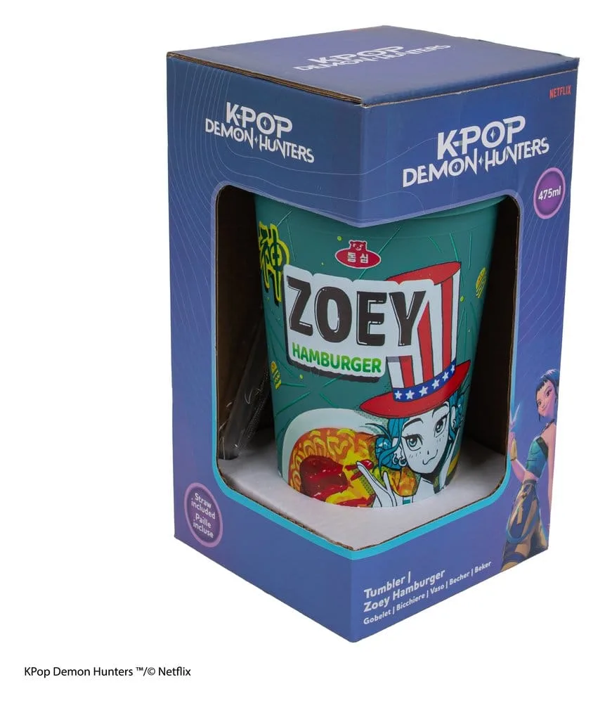 KPop Demon Hunters Tumbler – Zoey Hamburger 475 ml 3