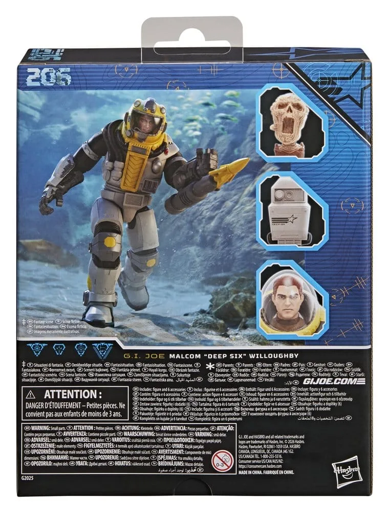 G.I. Joe Action Figure – Deep Six Classified Deluxe 206 15 cm 2