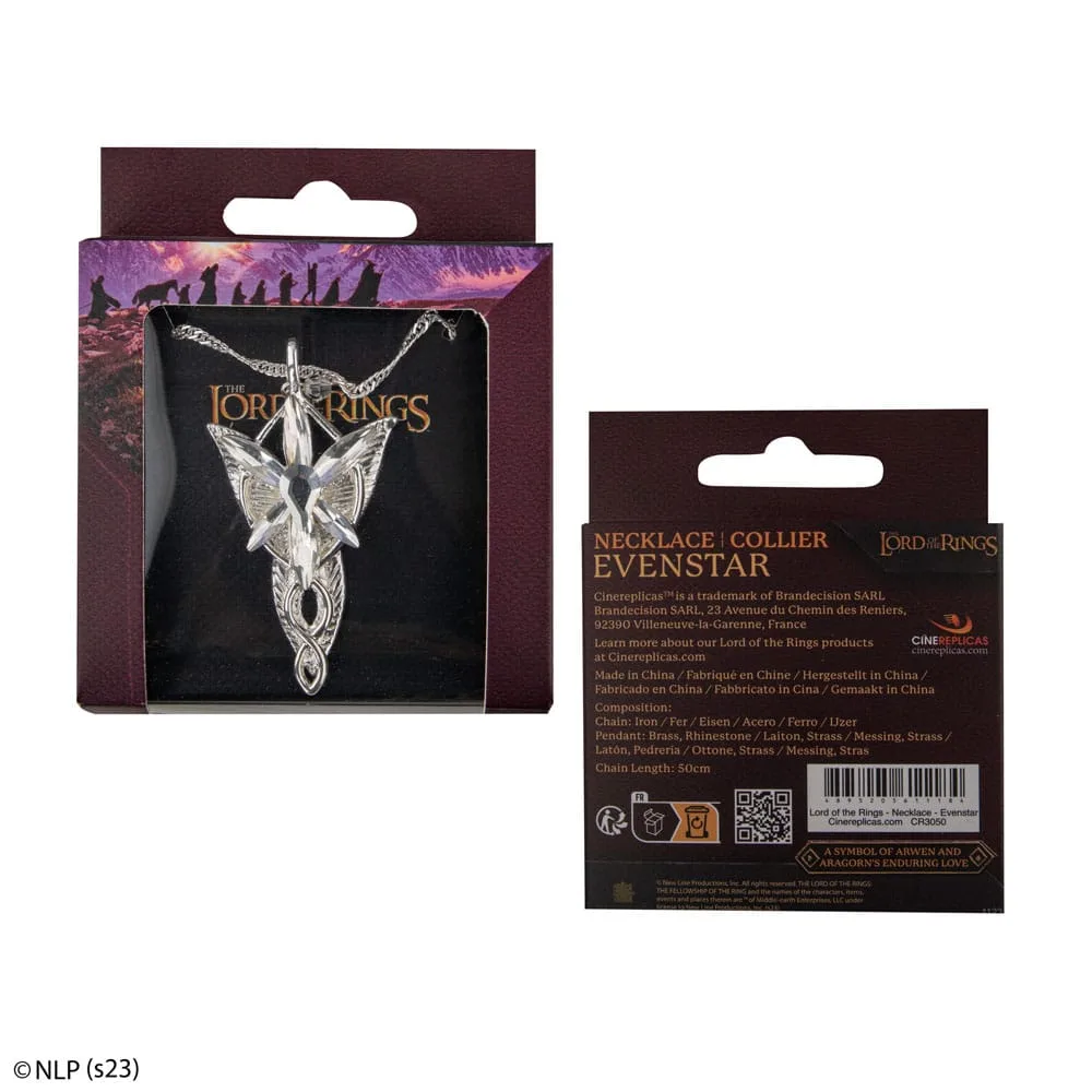 Lord of the Rings Necklace – Evenstar Pendant 5 cm 4