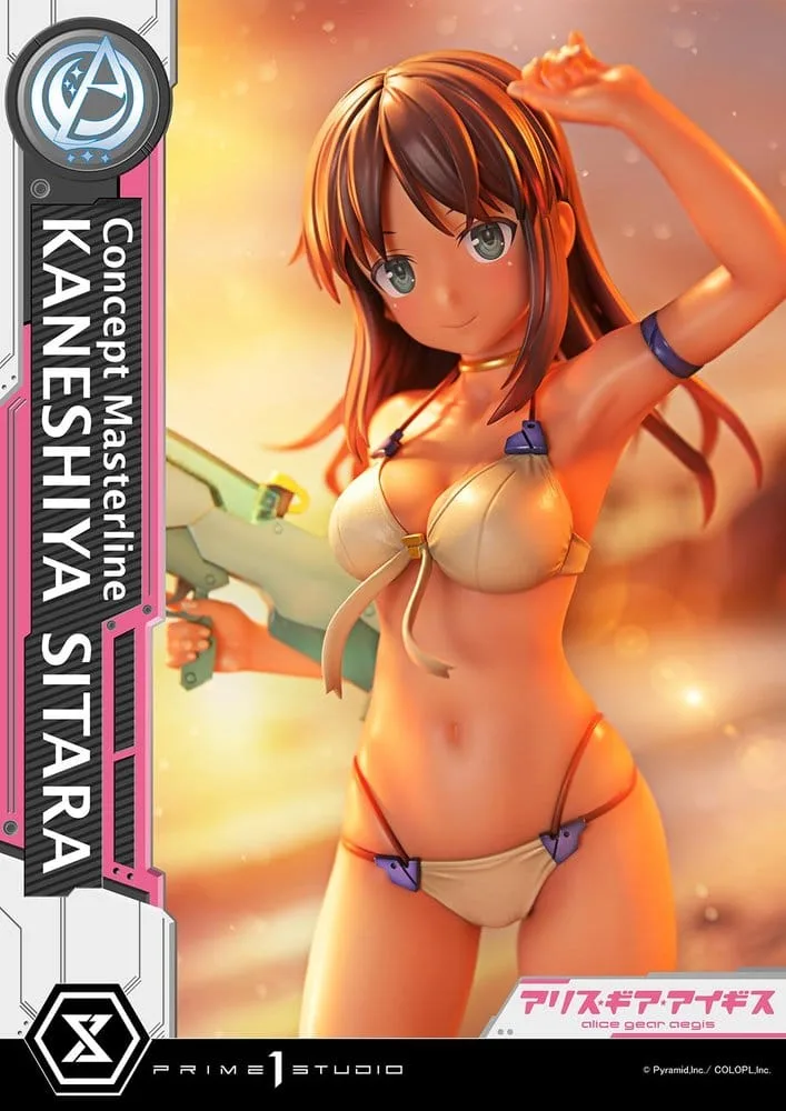Alice Gear Aegis Statue – Sitara Kaneshiya Swimsuit 1:5 35 cm 6