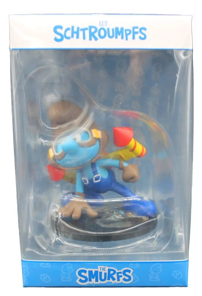 The Smurfs Statue – Jetpack Smurf 10 cm 3