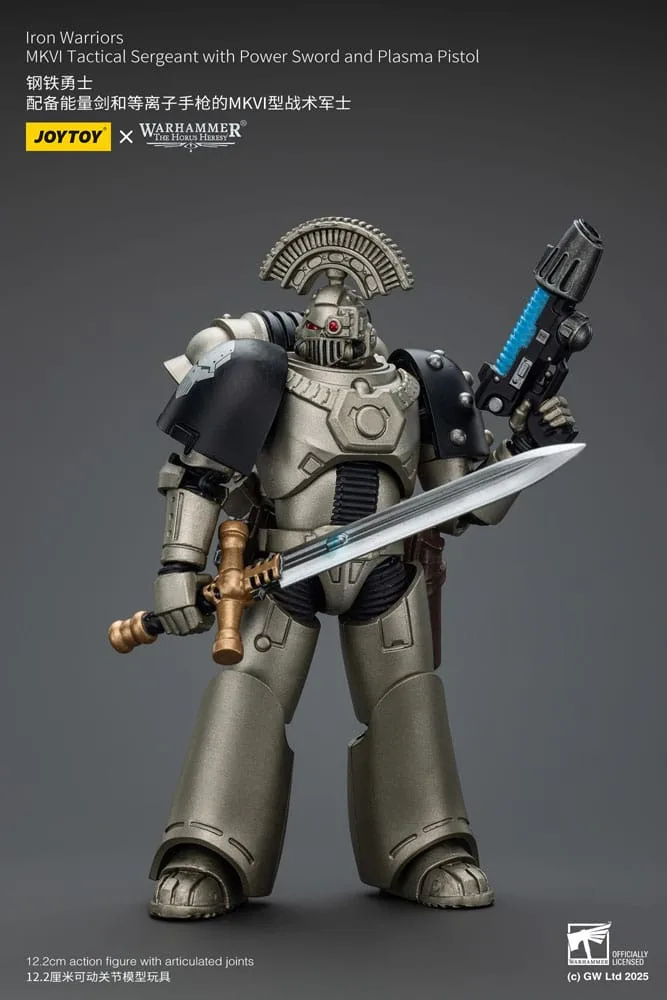 Warhammer Action Figure – Iron Warriors MKVI Tactical Sergeant 1/18 3