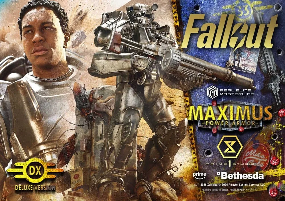 Fallout Statue – Maximus Power Armor DX Bonus 67 cm 2