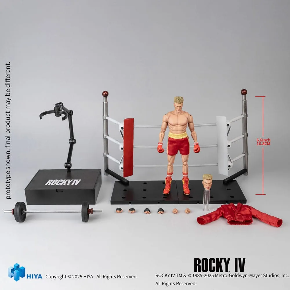 Rocky IV Action Figure – Ivan Drago 1/12 Scale 16 cm 5