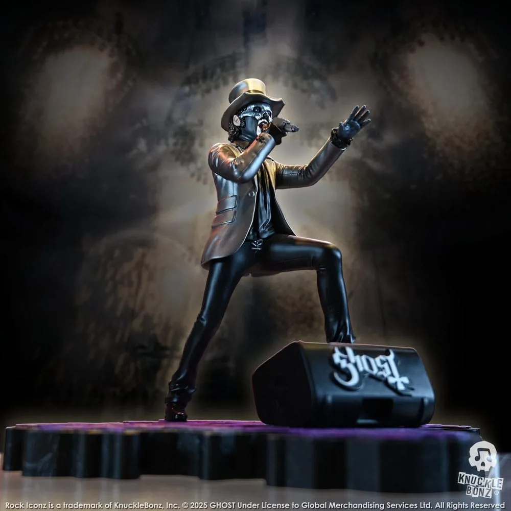 Ghost Rock Iconz Beeld – Papa V Perpetua met hoge hoed 22 cm 12