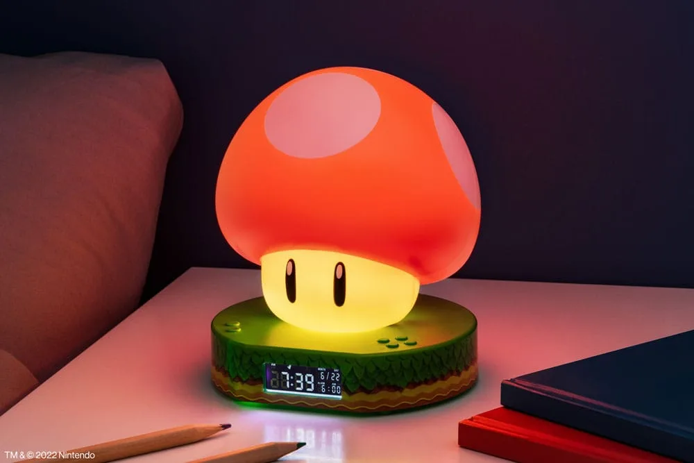 Super Mario Alarm Clock – Mushroom 14 cm 3