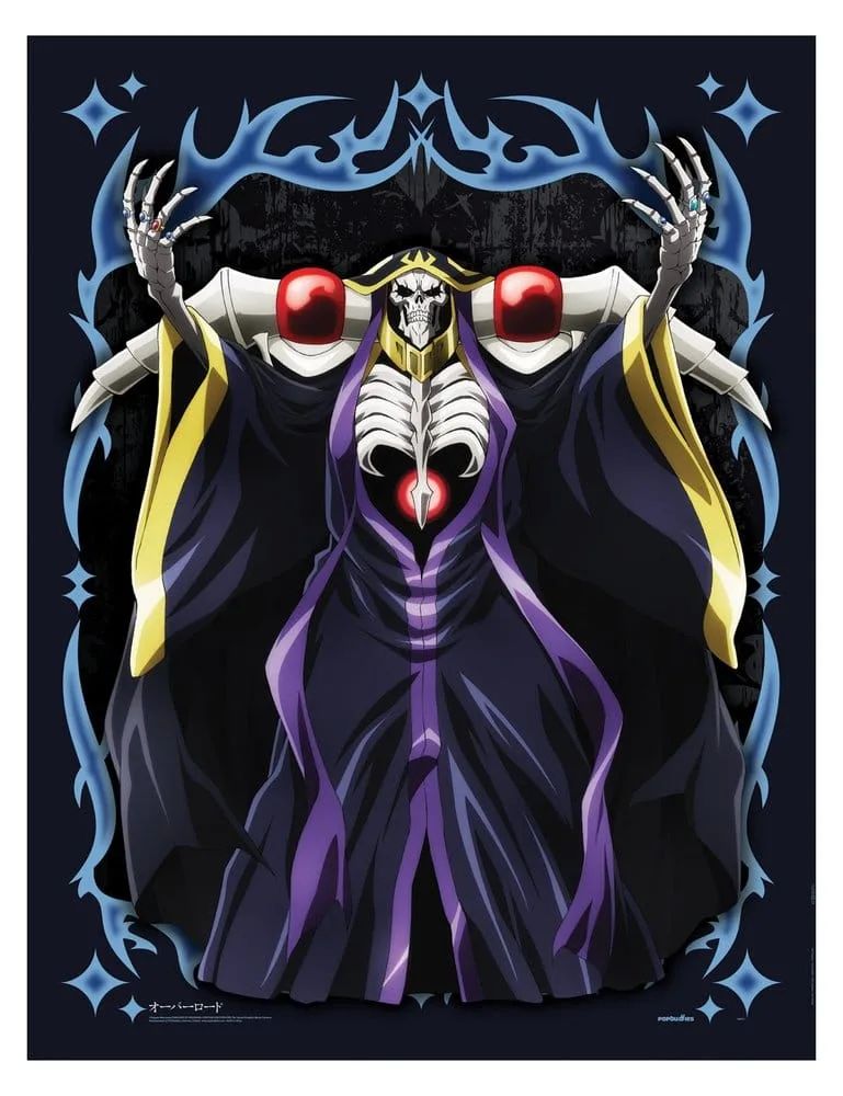 Overlord Fabric Poster – Ainz Ooal Gown 130 x 170 cm