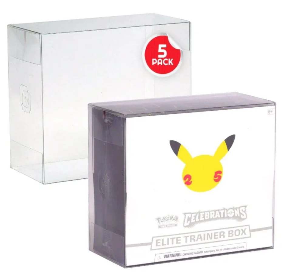 Pokémon ETB Protectors – EVORETRO PET Version 2 5-Pack 1