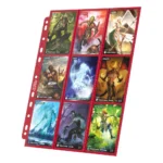 Ultimate Guard Binder Pages – Red 18-Pocket Side-Loading 10-Pack 5