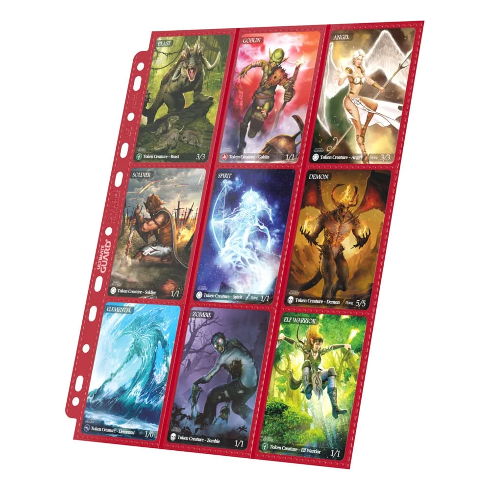 Ultimate Guard Binder Pages – Red 18-Pocket Side-Loading 10-Pack 5