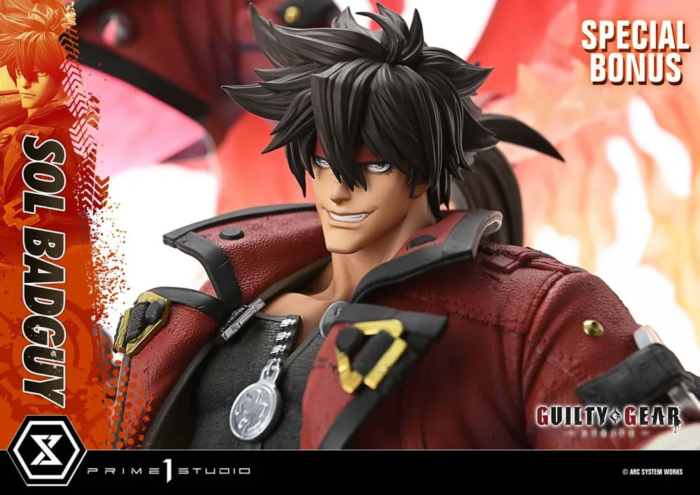 Guilty Gear Strive Statue – Sol Badguy Bonus Version 82 cm 10
