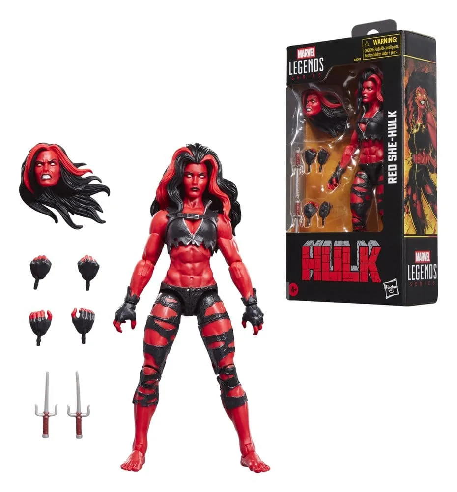 Marvel Legends Action Figure – Red She-Hulk 15 cm 4