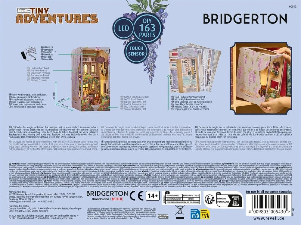Bridgerton Book-Nook-Bausatz – Into the Light 18 cm 4