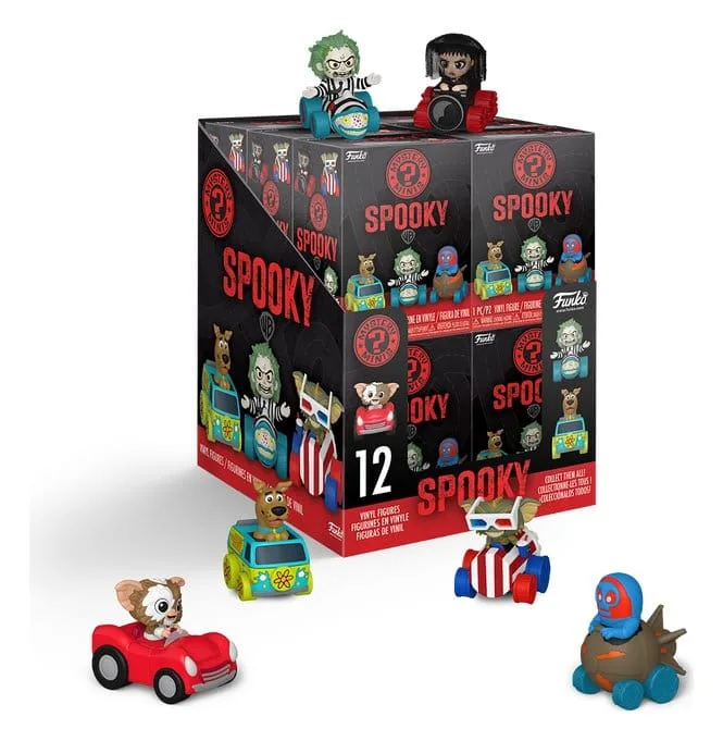 Warner Bros Mini Figures – Spooky Rides 5 cm Display of 12
