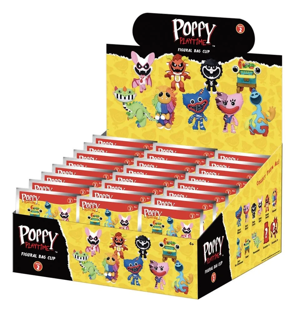 Poppy Playtime Foam Bag Clips – Series 2 24-Blind-Bag Display