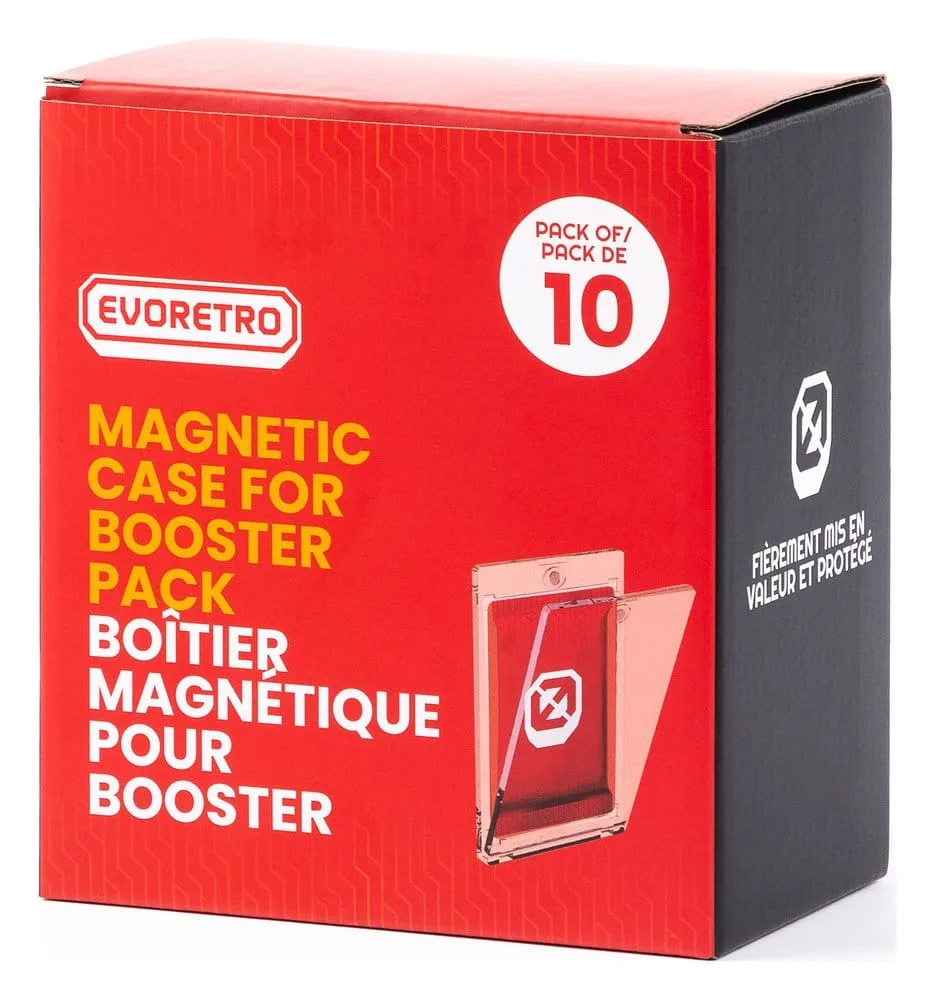 Booster Pack Acrylic Cases – Magnetic One Touch 10-Pack 13
