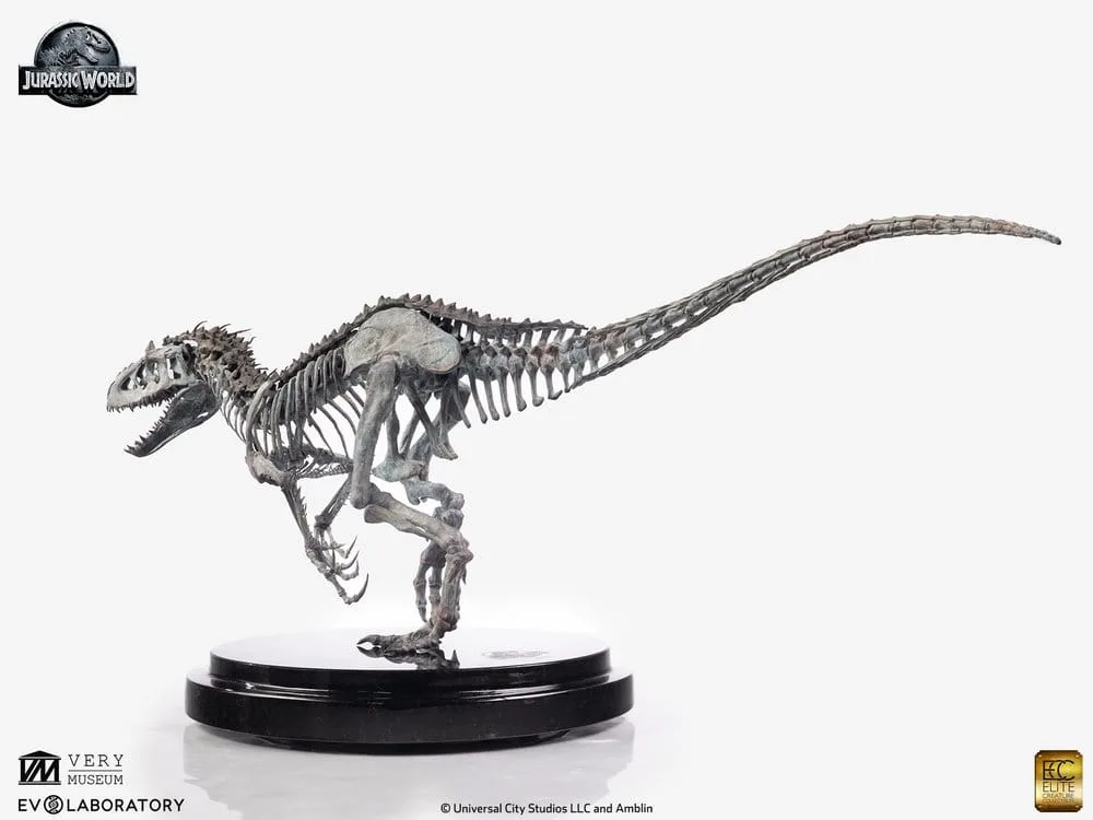 Jurassic World Statue – Indominus Rex Skeleton Bronze 24 cm 14