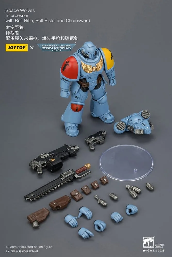 Warhammer 40k Action Figure – Space Wolves Intercessor 12.3 cm 8