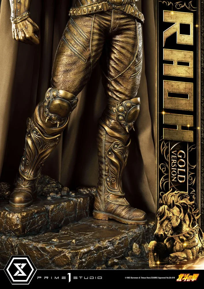 Fist of the North Star Statue – Raoh Gold Version 78 cm 10